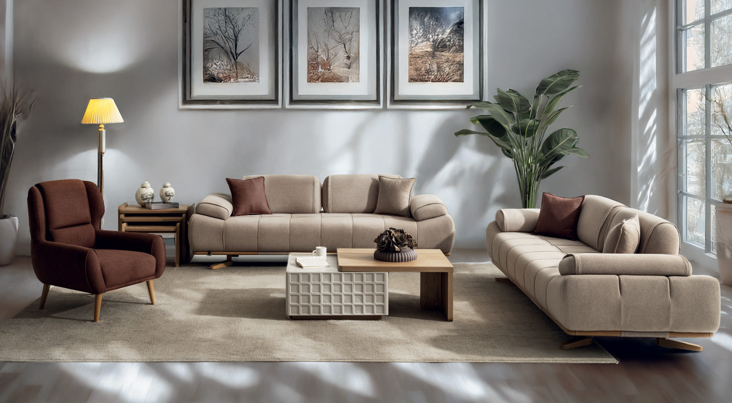 Cunda Sofa Set
