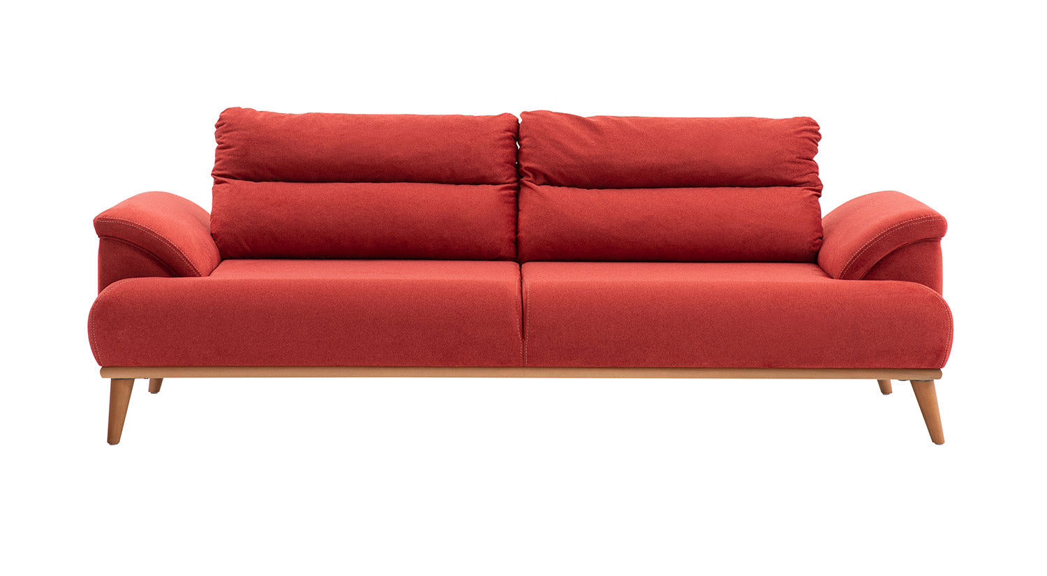 Milano Sofa Set - Red - Gray