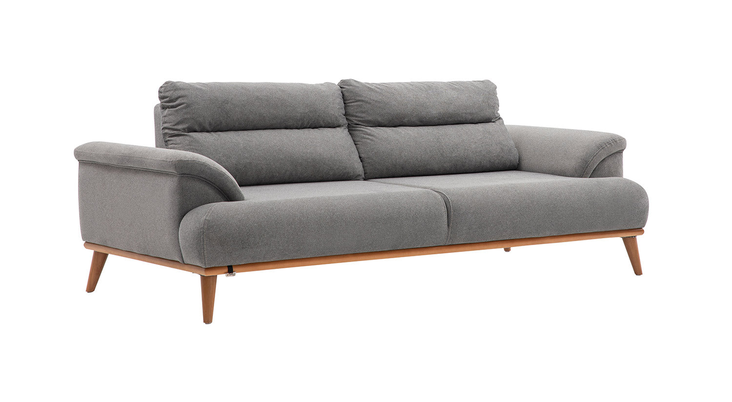 Milano Sofa Set - Red - Gray