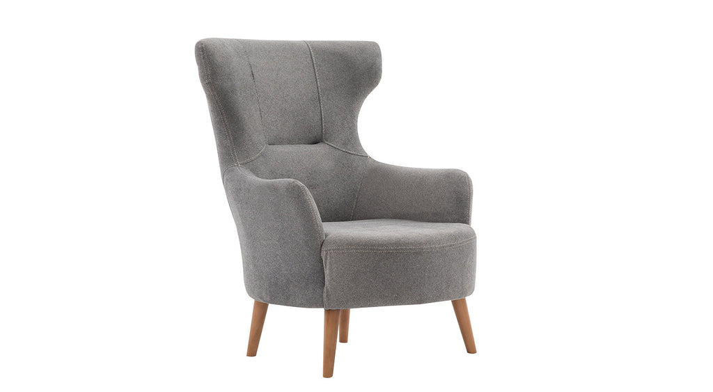 Milano Sofa Set - Red - Gray